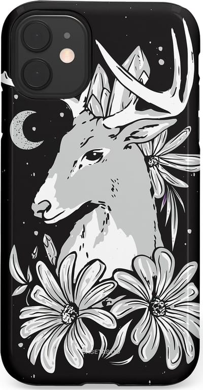 Casetastic Hoesje Geschikt voor Apple iPhone 11 - Stijlvolle Beschermende Duo-layer Case - Lunagewei