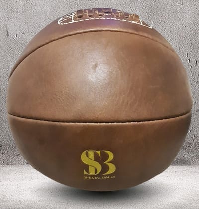 SpecialBalls-Retro-Basketbal-Handstitched-Koeienleer-Maat7