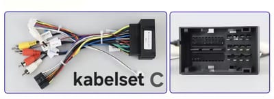 Iso kabelset met canbus decoder voor Carplay autoradio | Geschikt voor o.a. Fiat en Alfa romeo 500, Ducato, Uno, Doblo, Punto, Egea, 500L, Giulietta, Mito | kabel adaptor aansluitingen connector verloopstekker adapter | 2014 - 2023