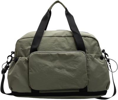 Reizen Duffels Tas - Sport Gym Tas - Weekendje Weg - Waterdicht Slijtvast Materiaal - Grote Capaciteit - Groen