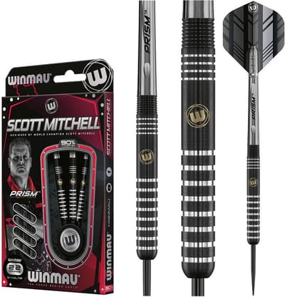 Winmau Scott Mitchell WC 90% - Dartpijlen - 24 Gram