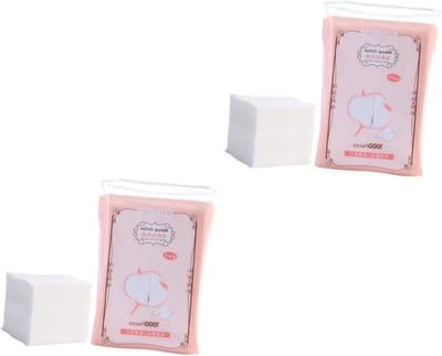 Wattenschijfjes - Katoen Pads - Make-up Verwijderen - Zacht Absorberend - 2000 Stuks - Wit