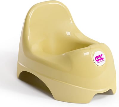 Kinderpotje met Ergonomische Zitting en Verhoogde Rugleuning - Geel