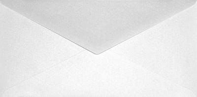 Metallic (parelmoer) witte enveloppen DL - 110 x 220 mm - 25 stuks - NK natgelijmde - 120 gram - Aster Metallic - Netuno