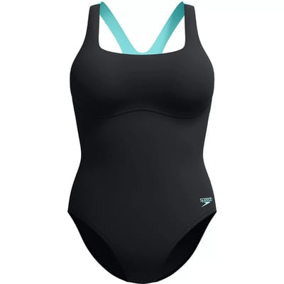 SPEEDO eco+m flex band bra swimsuit gre/grn 003713-00334
