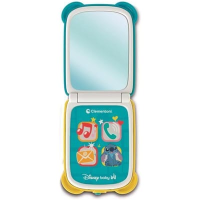 Clementoni - Flip Phone voor Kinderen - Stitch - Interactief Speelgoed - Vanaf 9 maanden