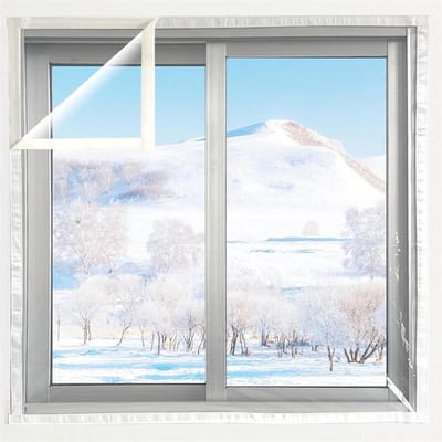Raamisolatiefolie - Isolatiefolie - Winter Isolatie - Dubbele Dikte - 140x150cm - Transparant