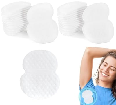 100 stuks zelfklevende okselzweetpads voor dames en heren - geurloze en onzichtbare zweetkussens