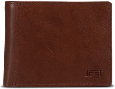 JOST Leren portemonnee Vardo Wallet Brown bruine