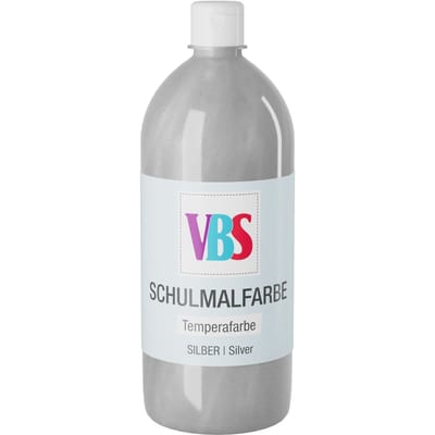 VBS Schoolverf, 1000 ml - Zilver