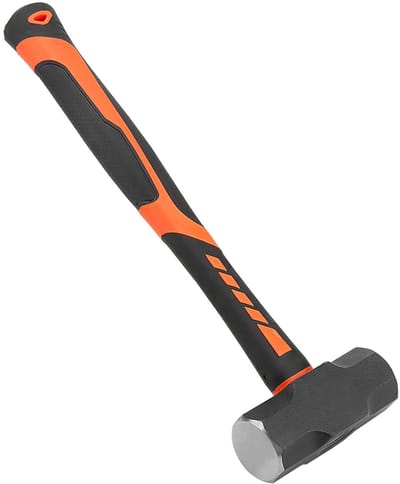 1.65kg/3lb Club Hammer - Club Hammer met Fiberglass Handvat - Chunk Sledgehammer voor Tuinieren - Kamperen