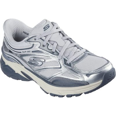 Skechers STAMINA SPORT Dames Instappers - Zilver / Grijs