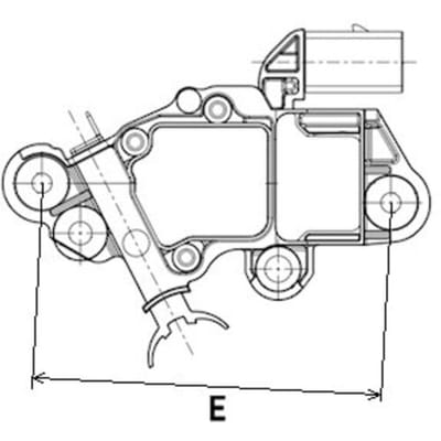 Generatorregelaar HC-CARGO F 032 335 783