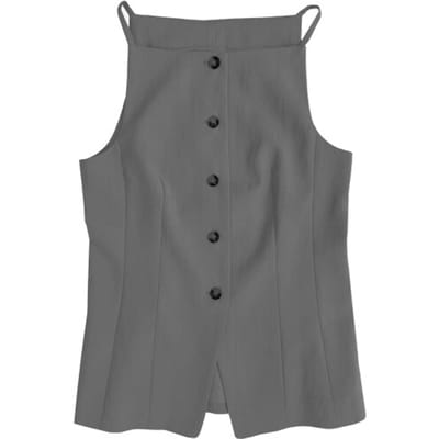 WITHBLACK Wblmaritsa Waistcoat Tops & T-shirts Dames - Shirt - Zwart - Maat M