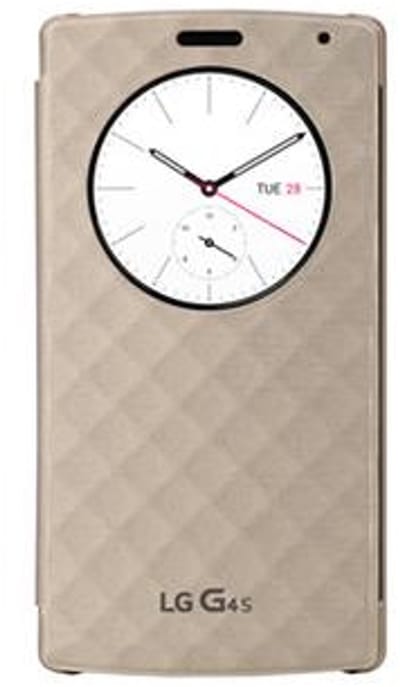 LG CFV-110 mobiele telefoon behuizingen Folioblad Goud