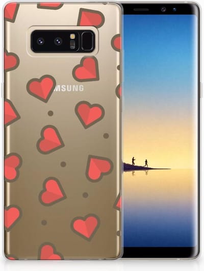 TPU Hoesje voor Samsung Galaxy Note 8 TPU bumper Hearts
