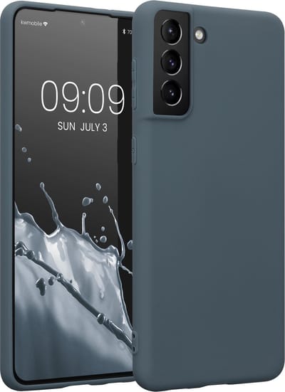 kwmobile telefoonhoesje geschikt voor Samsung Galaxy S21 Plus - Hoesje voor smartphone - Back cover in leisteen