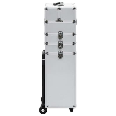 vidaXL - Make-up - trolley - aluminium - zilverkleurig