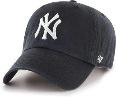 Verstelbare Baseballpet Zwart met Wit Logo, Unisex Hoofddeksel