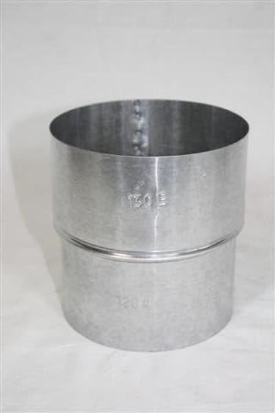 Verlengstuk Rookpijp voor Kachel Ronde Diameters 80-130 mm Dikwandig Staal