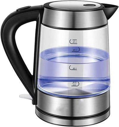 Elektrische Waterkoker - Waterkoker Ketel - Snel Water Koken - Automatische Afsluiting - 1.7L - Zwart