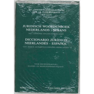 Juridisch Woordenboek Diccionario Juridico - M.C. Oosterveld-Egas Reparaz
