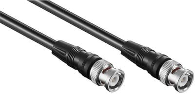 BNC (m) - BNC (m) kabel - RG59 - 75 Ohm / zwart - 25 meter