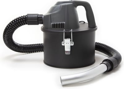 Perel Mini-aszuiger, haardzuiger, stofzuiger voor as, open haard, barbecue, droogzuiger met flexibele slang 0.3 m, HEPA-filter, zuigfunctie, zonder zak, 600 W, 4 L