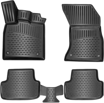 3D Rubber Automatten voor Peugeot Rifter 2018-2026 [1. Gen] - geurloos & op maat - hoge rand