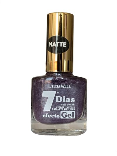 Leticia Well - Nagellak - Matte Shimmer Paars - 1 flesje met 13 ml inhoud - Nummer 250