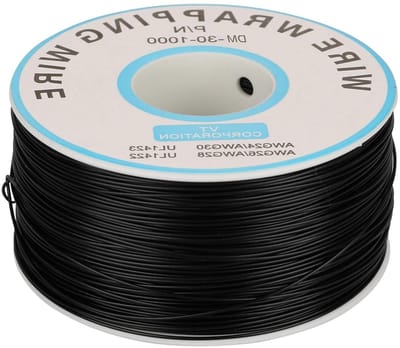 Shopcentral - Elektrische kabel - Siliconen draad - Hoge temperatuur weerstand - Zwart - 200 meter - 300 Volt - Geschikt voor DIY projecten - ...