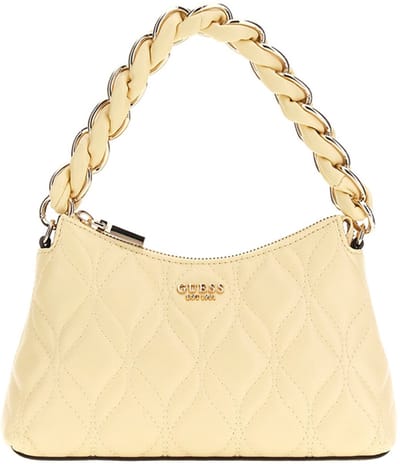 Guess Maxine Kleine Schoudertas Dames - Imitatieleer - Geel