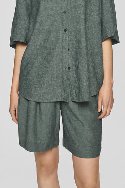 MSCH Copenhagen Mschviana Ginia Hw Shorts Broeken Dames - Groen - Maat S