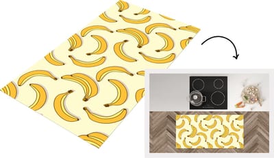 Keukenloper - Loper keuken - Fruit - Design - Banaan - 120x60 cm - Keukenloper vinyl