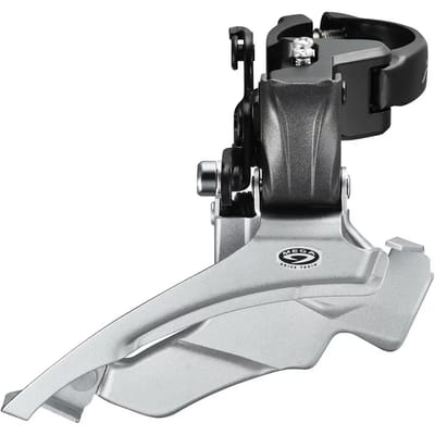 Shimano Altus FD-M371-6 voorderailleur – 3x9-speed – hoge klemband – Dual Pull – zwart