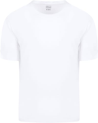 King Essentials The Shawn T-Shirt Wit - Maat XL - Heren - Casual T-shirts