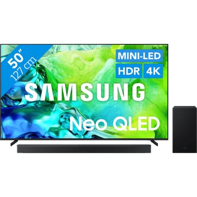 Samsung Neo QLED 50" QN80H (2026) + Samsung HW-B750F (2025)