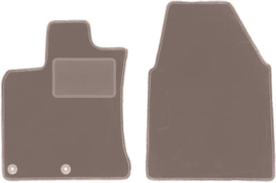 Beige voormatten voor: Nissan Qashqai I J10 crossover (2006-2013)