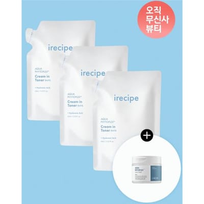 Irecipe Aqua PhytopleX Crème In Toner Mist Navulling 60ml X 3 FREE