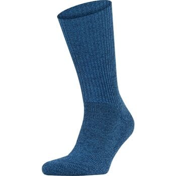 FALKE Walkie Ergo eenkleurig wol functioneel materiaal sokken unisex blauw - maat 42-43