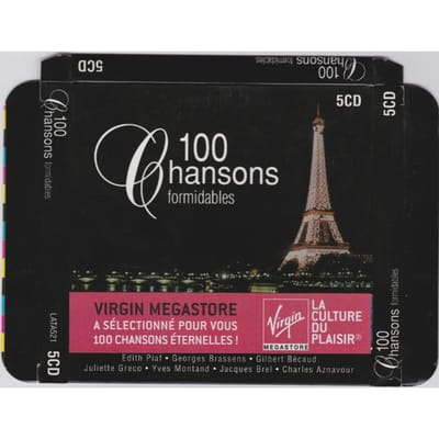 CD DIVERS - 100 Chanson Best / Golden Stars 5 C LATA521 Weton-Wesgram EU ObiPop Occasion