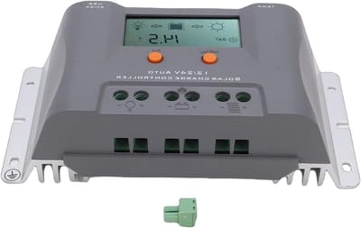 Solar Charge Controller - MPPT Regulator - Zonne-energie Opladen - Automatische Spanningsherkenning - 40A - Zwart