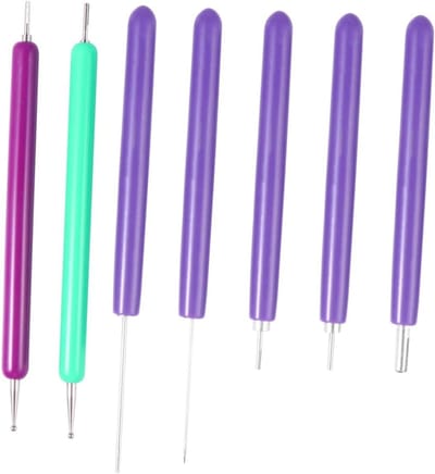 Papierrol Gereedschap - Quilling Set - Papier Ambachten - Roestvrij Staal - 7 Delig - Willekeurig