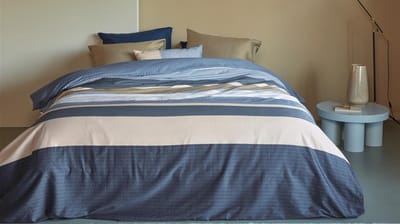 Beddinghouse Ines dekbedovertrek - Tweepersoons - 200x200/220 - Blauw