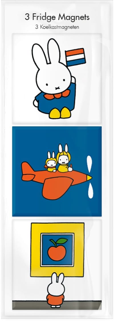 Lanzfeld Nijntje Vakantie - Magneetset van 3 - Koelkastmagneet - Dick Bruna - Softcover