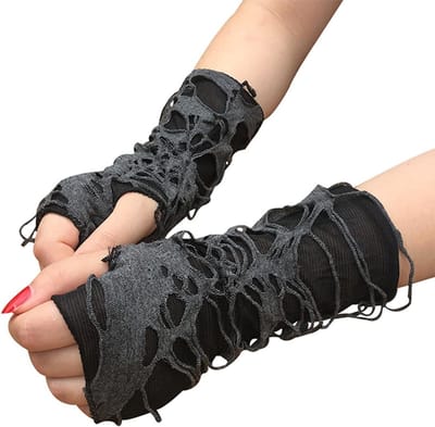 Vingerloze handschoenen voor dames in steampunk en gothic stijl - Perfect voor Halloween, carnaval en cosplay accessoires met een unieke uitstraling