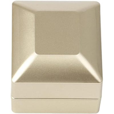 Contenant Anneau Résistant aux Taches Lumière LED Boîte pour Bague de Fiançailles avec Fermeture Magnétique pour Fournitures de Fête de Mariage Compact Porta Utilisation Pratique doré