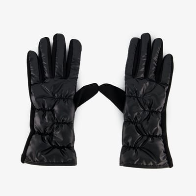 Dames PU handschoenen zwart