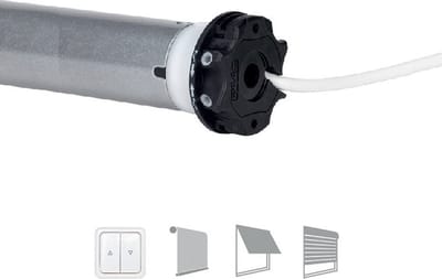 Cherubini Movi Ø 45 buismotor met mechanische afstelling - Cherubini rolluikmotor