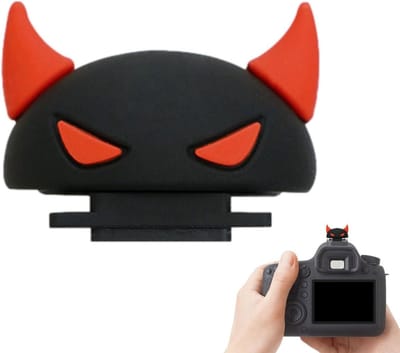 Flitsschoenbeschermer - Camera accessoire - Camera beschermen - Cartoonvorm ontwerp - 2.7 x 2 cm - Little devil
